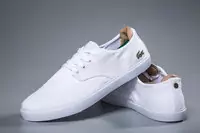 lacoste chaussures hommes 2018 discount toile blanche